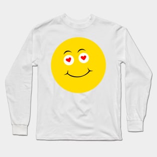 Emoji - love kiss face Long Sleeve T-Shirt